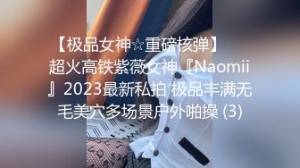 【极品女神☆重磅核弹】♡♥超火高铁紫薇女神『Naomii』2023最新私拍 极品丰满无毛美穴多场景户外啪操 (3)