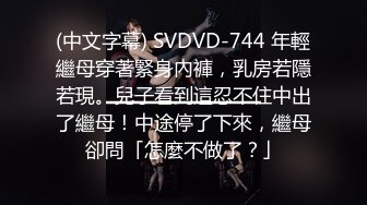 (中文字幕) SVDVD-744 年輕繼母穿著緊身內褲，乳房若隱若現。兒子看到這忍不住中出了繼母！中途停了下來，繼母卻問「怎麼不做了？」