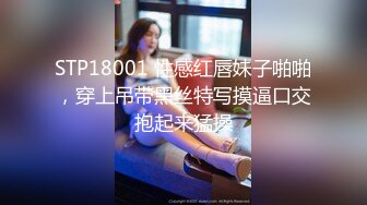 STP18001 性感红唇妹子啪啪，穿上吊带黑丝特写摸逼口交抱起来猛操