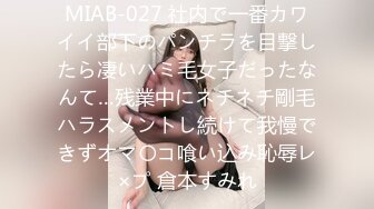 MIAB-027 社内で一番カワイイ部下のパンチラを目撃したら凄いハミ毛女子だったなんて…残業中にネチネチ剛毛ハラスメントし続けて我慢できずオマ〇コ喰い込み恥辱レ×プ 倉本すみれ