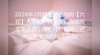 2024年2月超级反差母狗【六花】大年初一拜年美背滴蜡写龙年大吉，高价付费福利，还有比她更骚的吗？ (15)